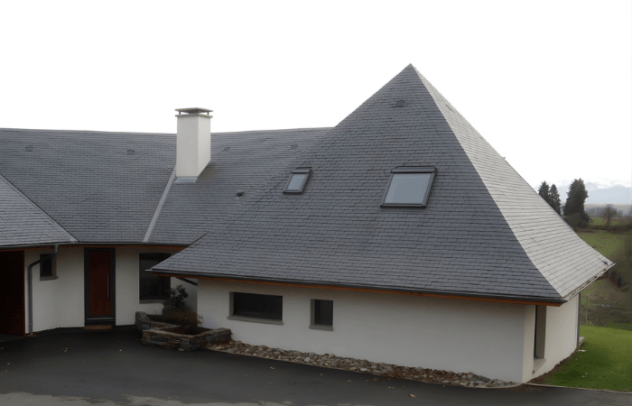 maison individuelle construite par un maçon à nay